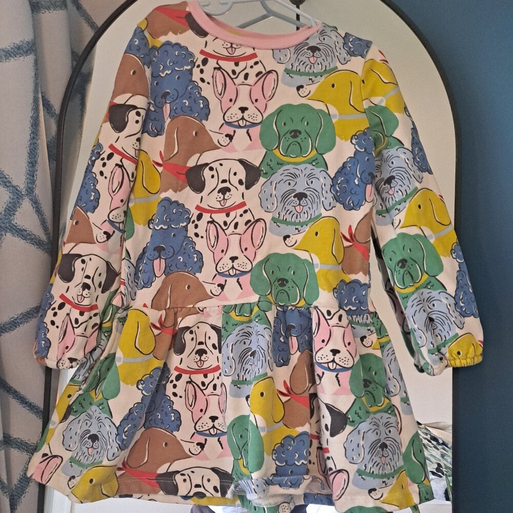 Mini Boden Long Sleeve Sweatshirt Dress